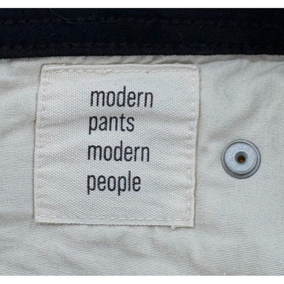 Bandanny Peter Manning Itallian 5-Pocket Pant Mens 33x27 Black Olimpias Sateen - Picture 8 of 13